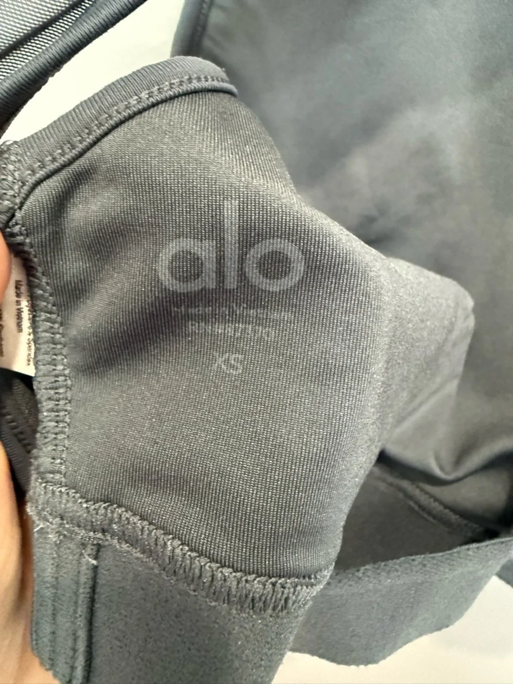 Alo Women's‎ Black High-Neck Sports Bralette